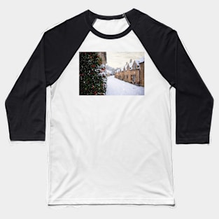 Castle Combe in the snow Baseball T-Shirt